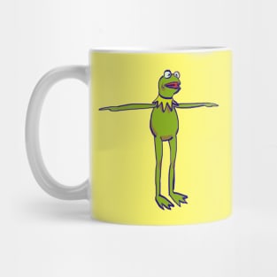 kermit the frog t pose to assert dominance / the muppets meme Mug